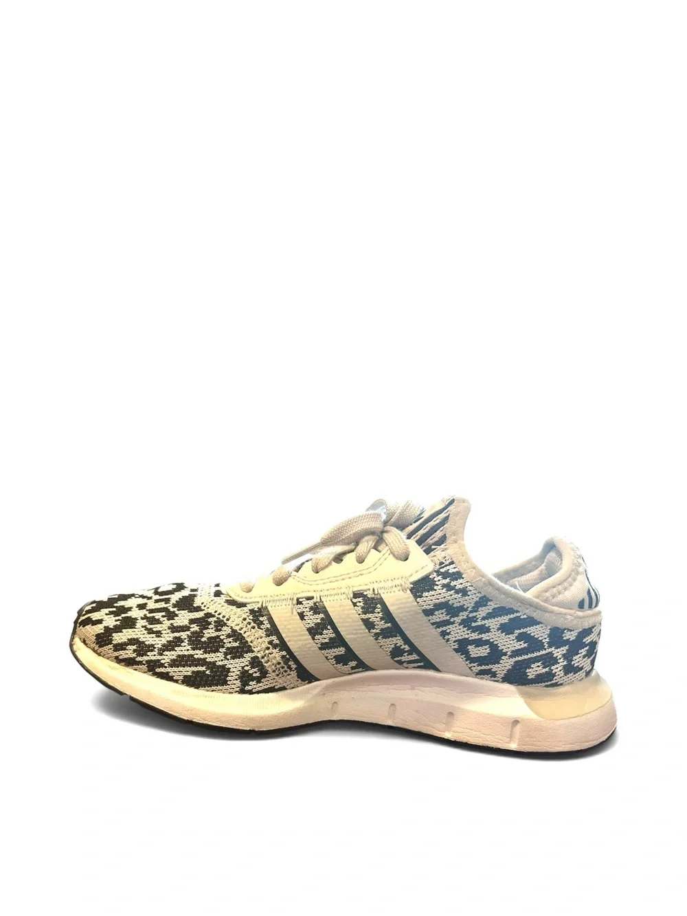Adidas Swift Run X Black/White Animal Print Sneakers Woman’s Size 6
